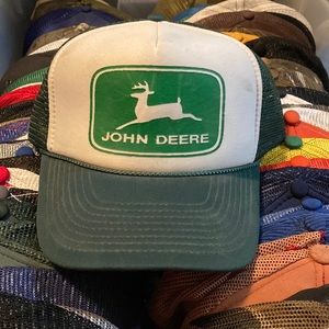 John Deere mesh trucker cap